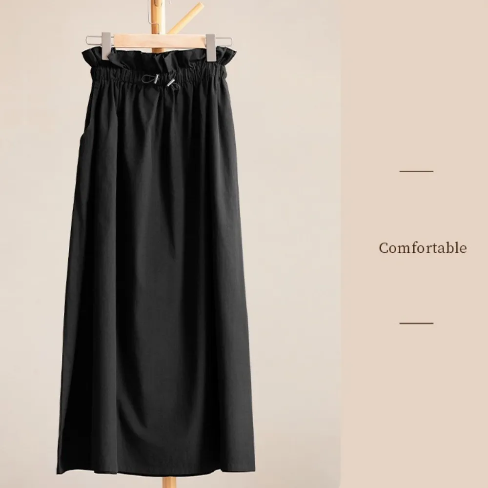 方领上衣/ 荷叶腰设计半裙 Square Elegance Blouse/ Classic Paperbag Waist Midi Skirt