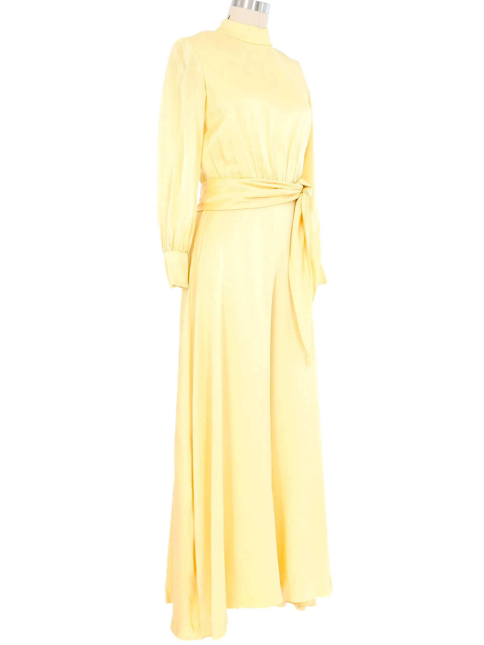 1960s Leo Narducci Candlelight Belted Jumpsuit