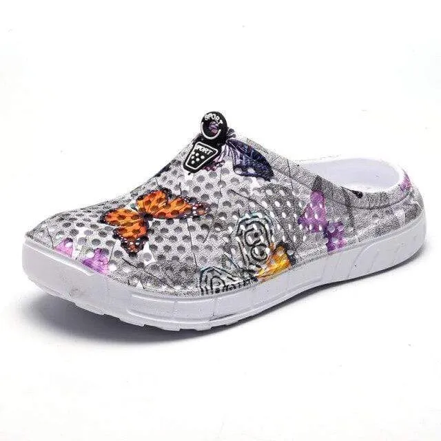 2021 Women Casual Clogs Breathable Beach Sandals Summer Slippers