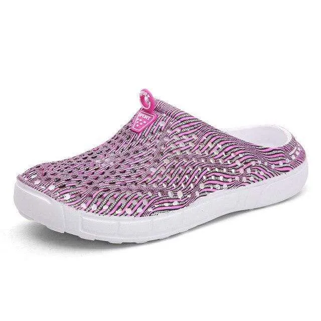 2021 Women Casual Clogs Breathable Beach Sandals Summer Slippers
