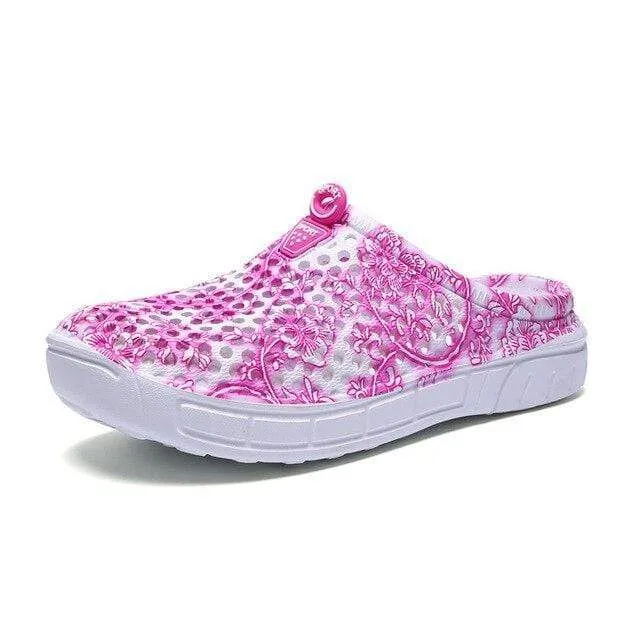 2021 Women Casual Clogs Breathable Beach Sandals Summer Slippers