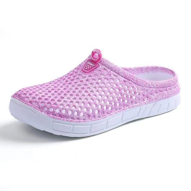 2021 Women Casual Clogs Breathable Beach Sandals Summer Slippers