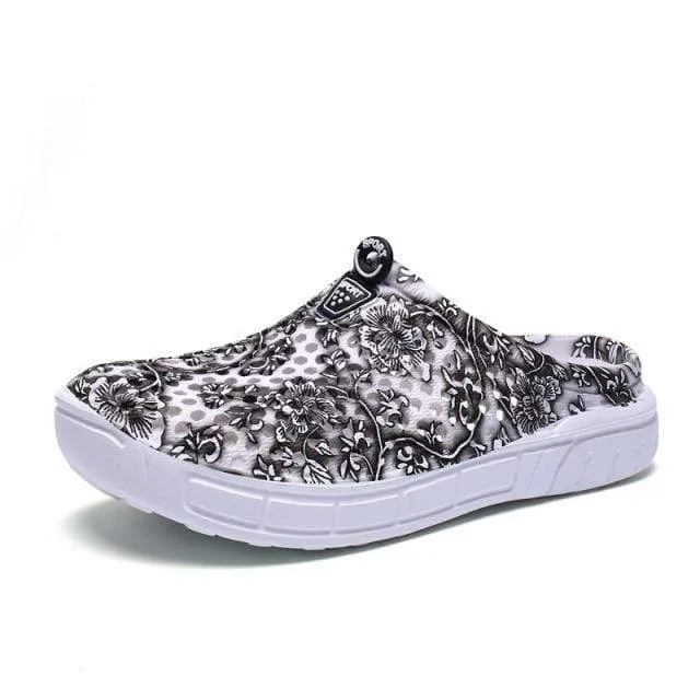 2021 Women Casual Clogs Breathable Beach Sandals Summer Slippers