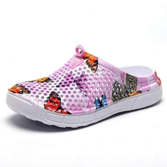 2021 Women Casual Clogs Breathable Beach Sandals Summer Slippers
