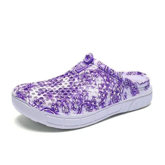 2021 Women Casual Clogs Breathable Beach Sandals Summer Slippers