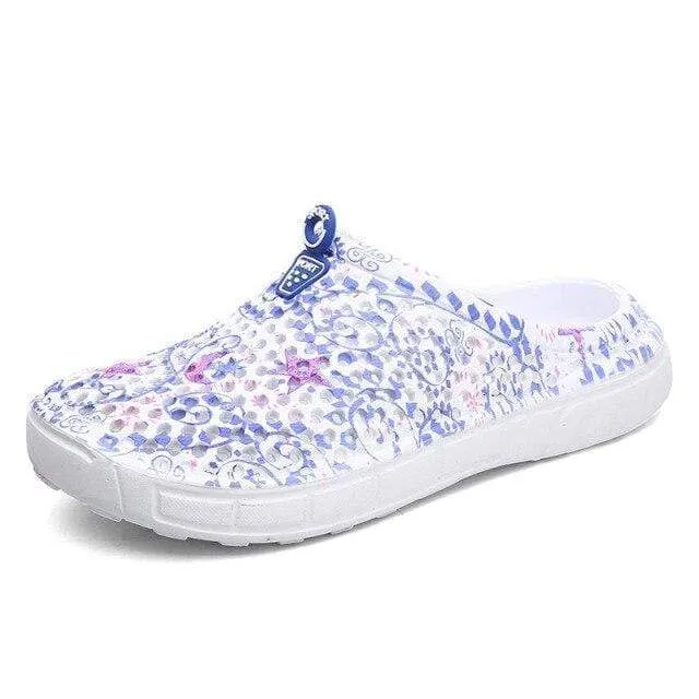 2021 Women Casual Clogs Breathable Beach Sandals Summer Slippers