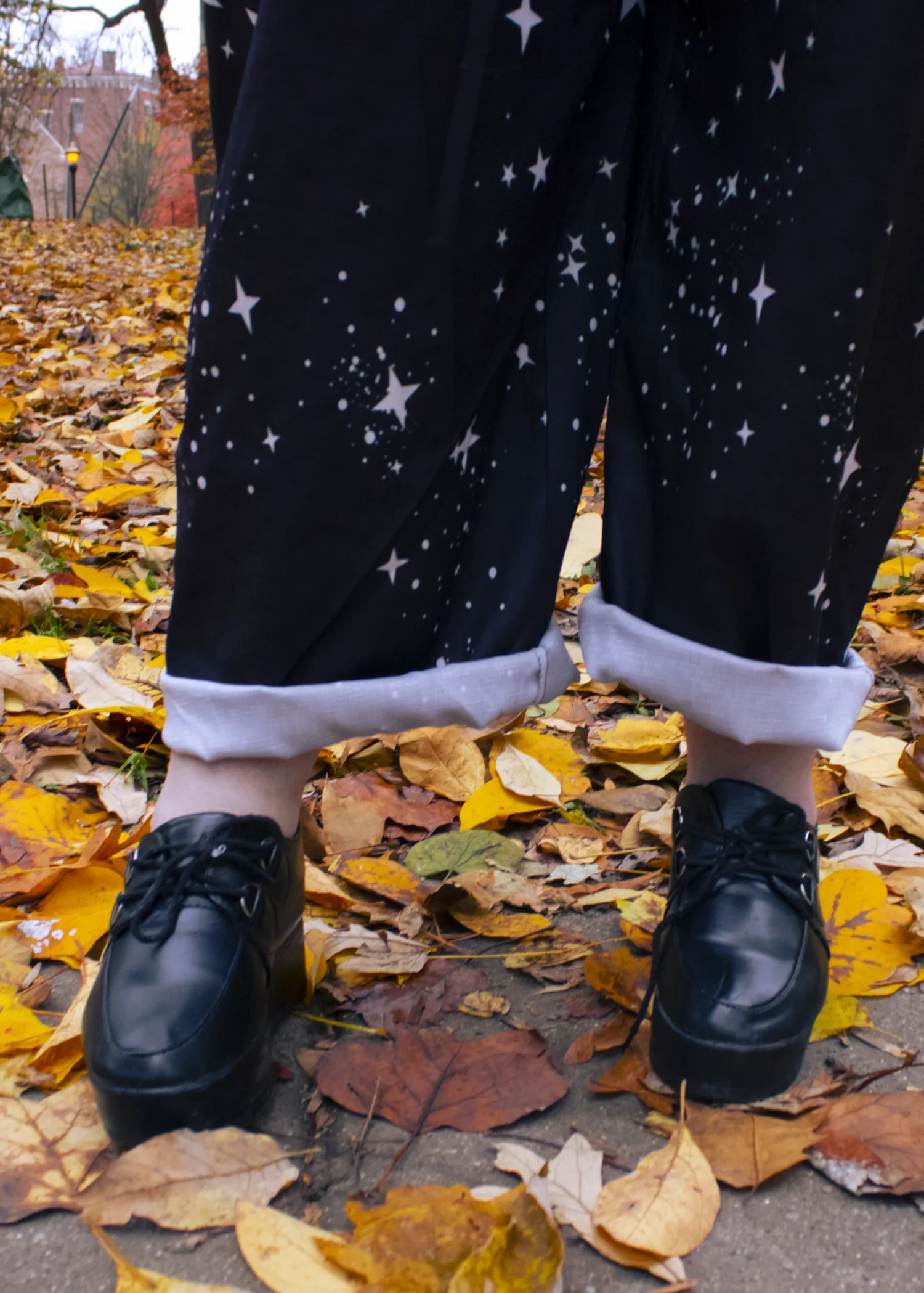 4XL Star Print Dungarees