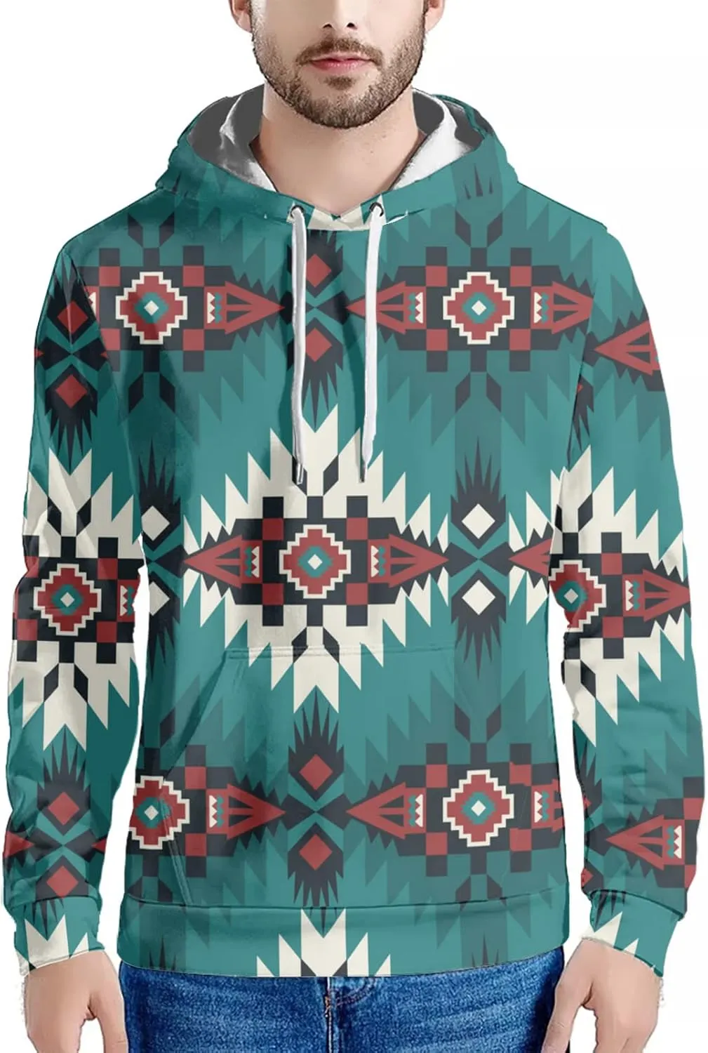 AFPANQZ Sweaters Men's Plus Size Sweatshirt Stretchy Pullover Hoodies Sweatshirts Pocket Tee Shirts Tops for Sports