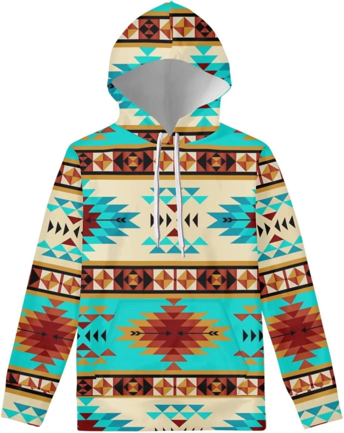 AFPANQZ Sweaters Men's Plus Size Sweatshirt Stretchy Pullover Hoodies Sweatshirts Pocket Tee Shirts Tops for Sports