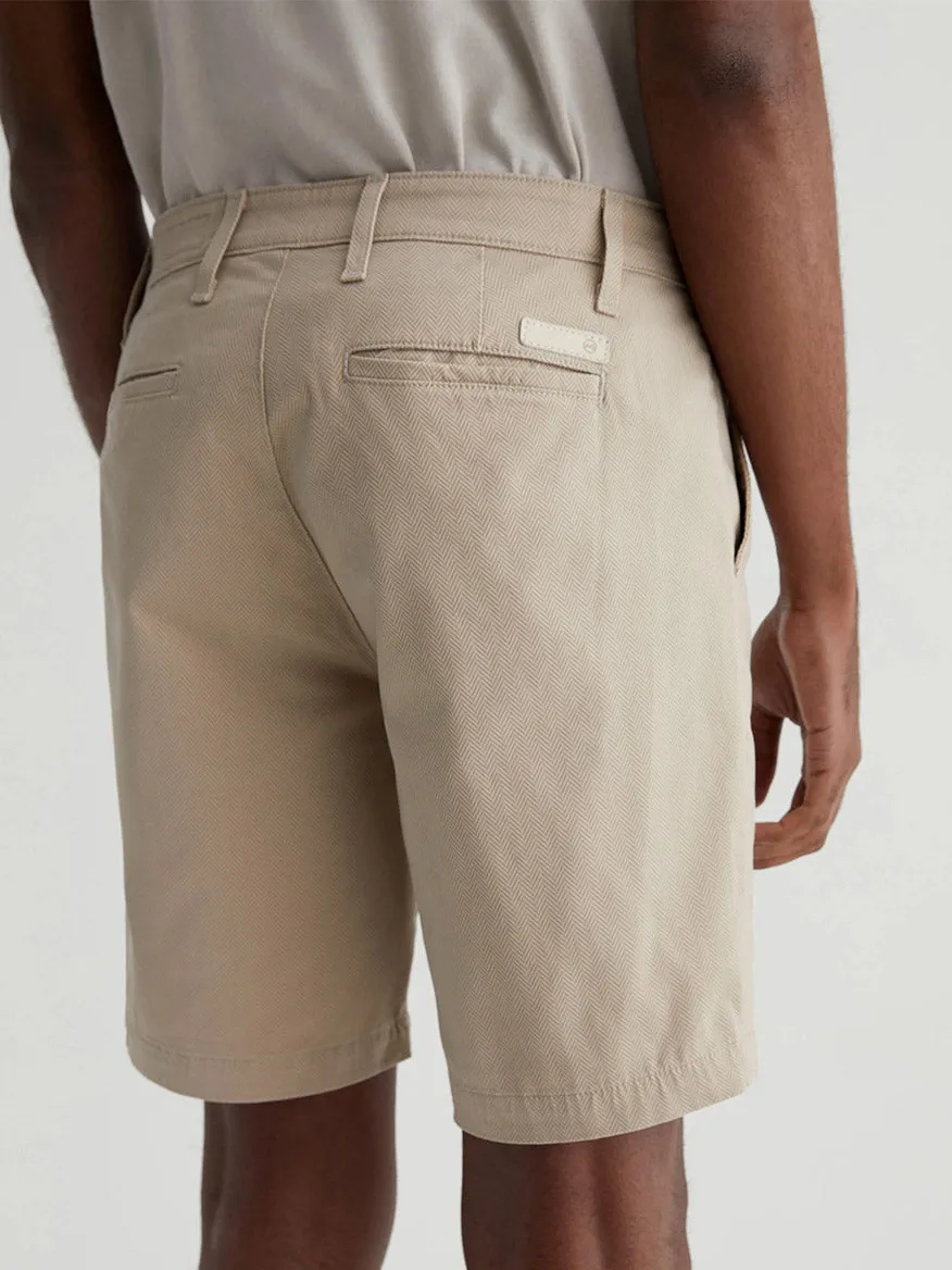 AG Jeans Wanderer Short in Parquet Khaki Multi
