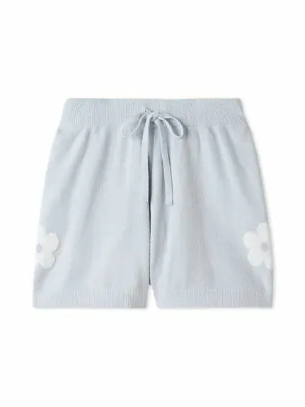 Airy Moco Flower Jacquard Lounge Shorts