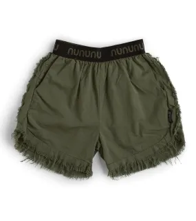 airy ruffled shorts