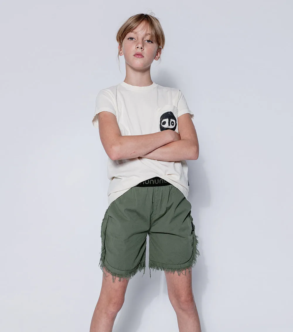 airy ruffled shorts