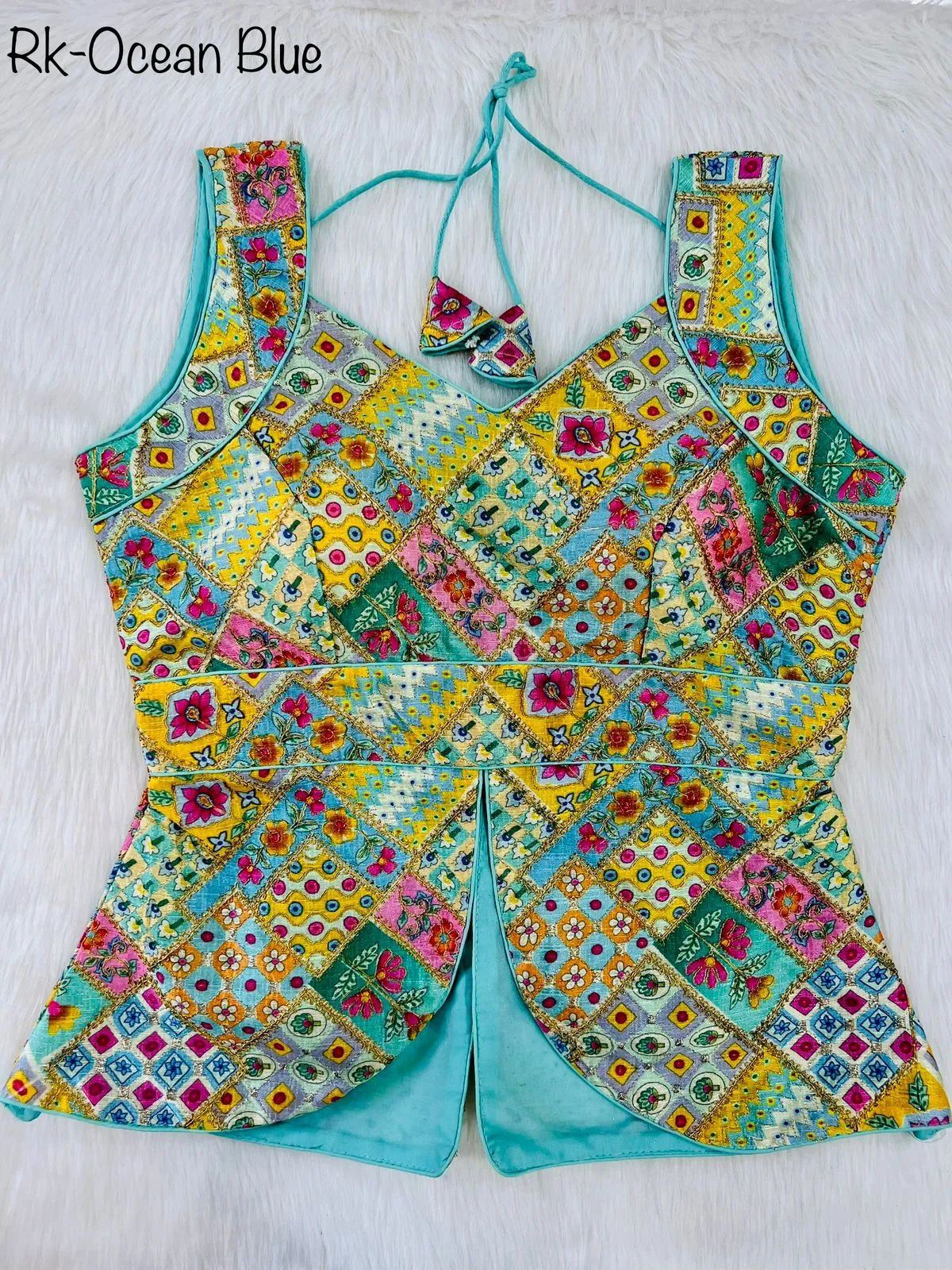 ALIA CROPTOP DESGINER BLOUSE