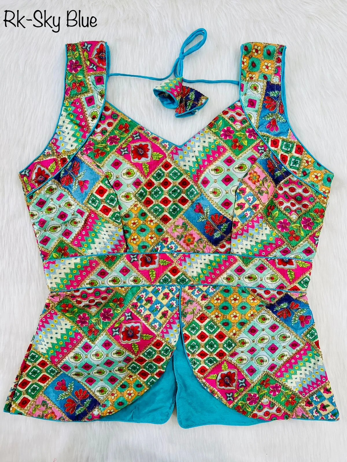 ALIA CROPTOP DESGINER BLOUSE