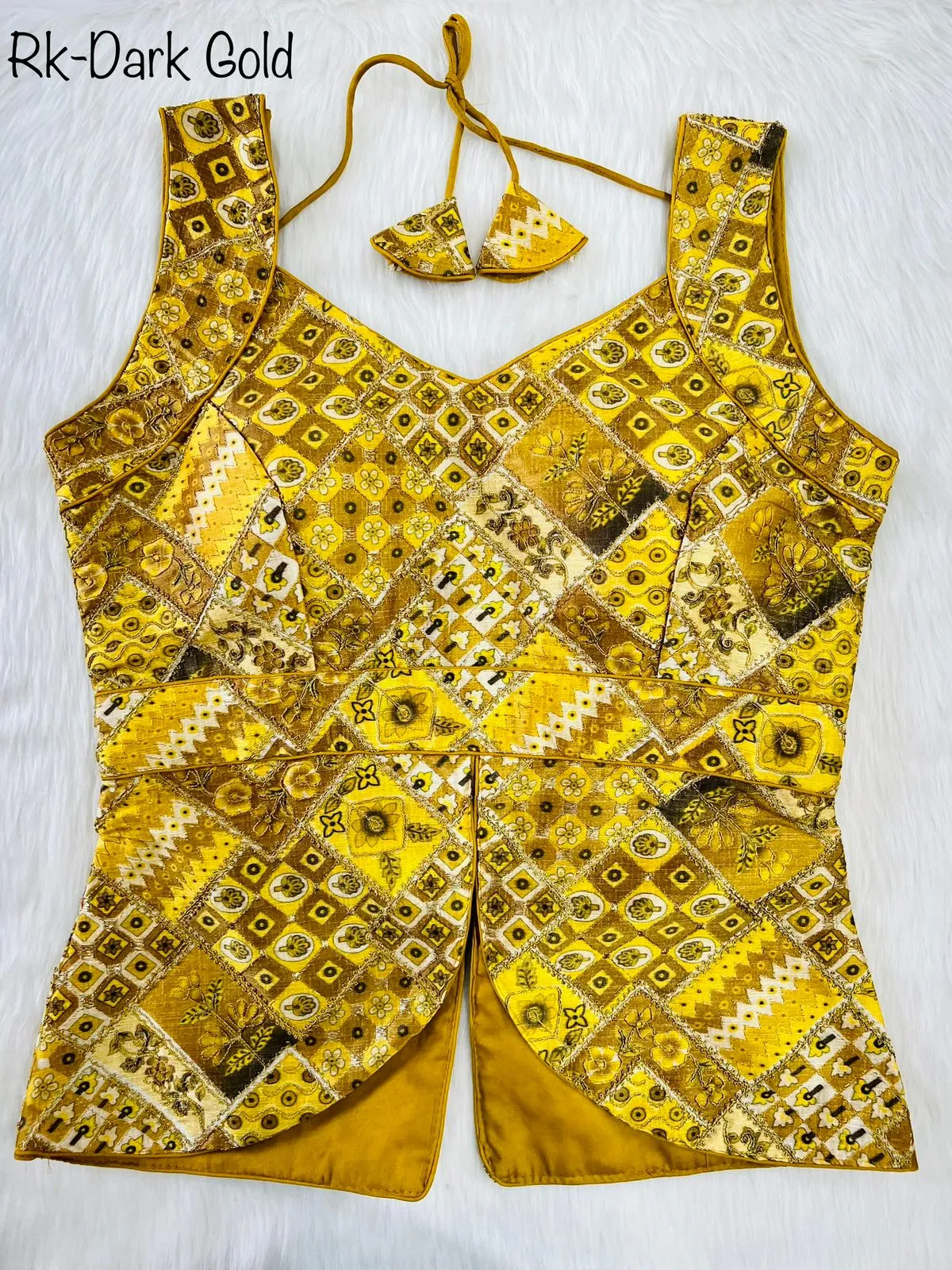 ALIA CROPTOP DESGINER BLOUSE