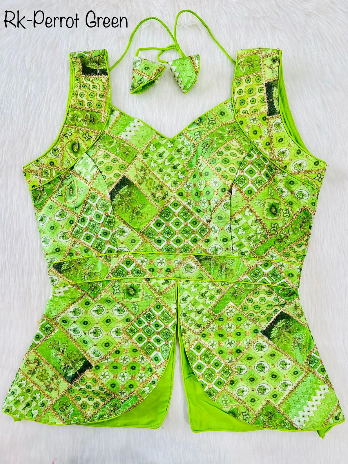 ALIA CROPTOP DESGINER BLOUSE