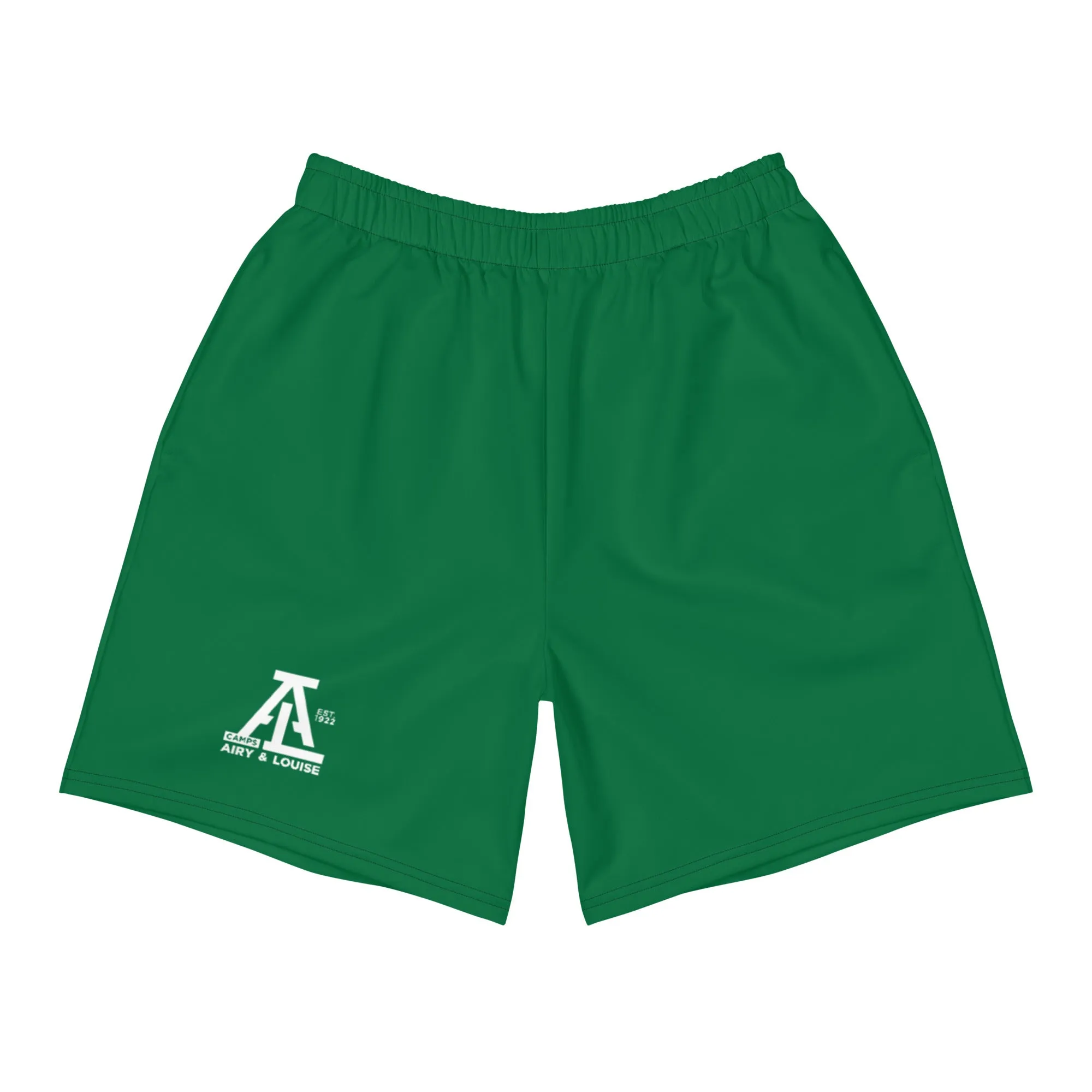 Athletic Long Green Shorts