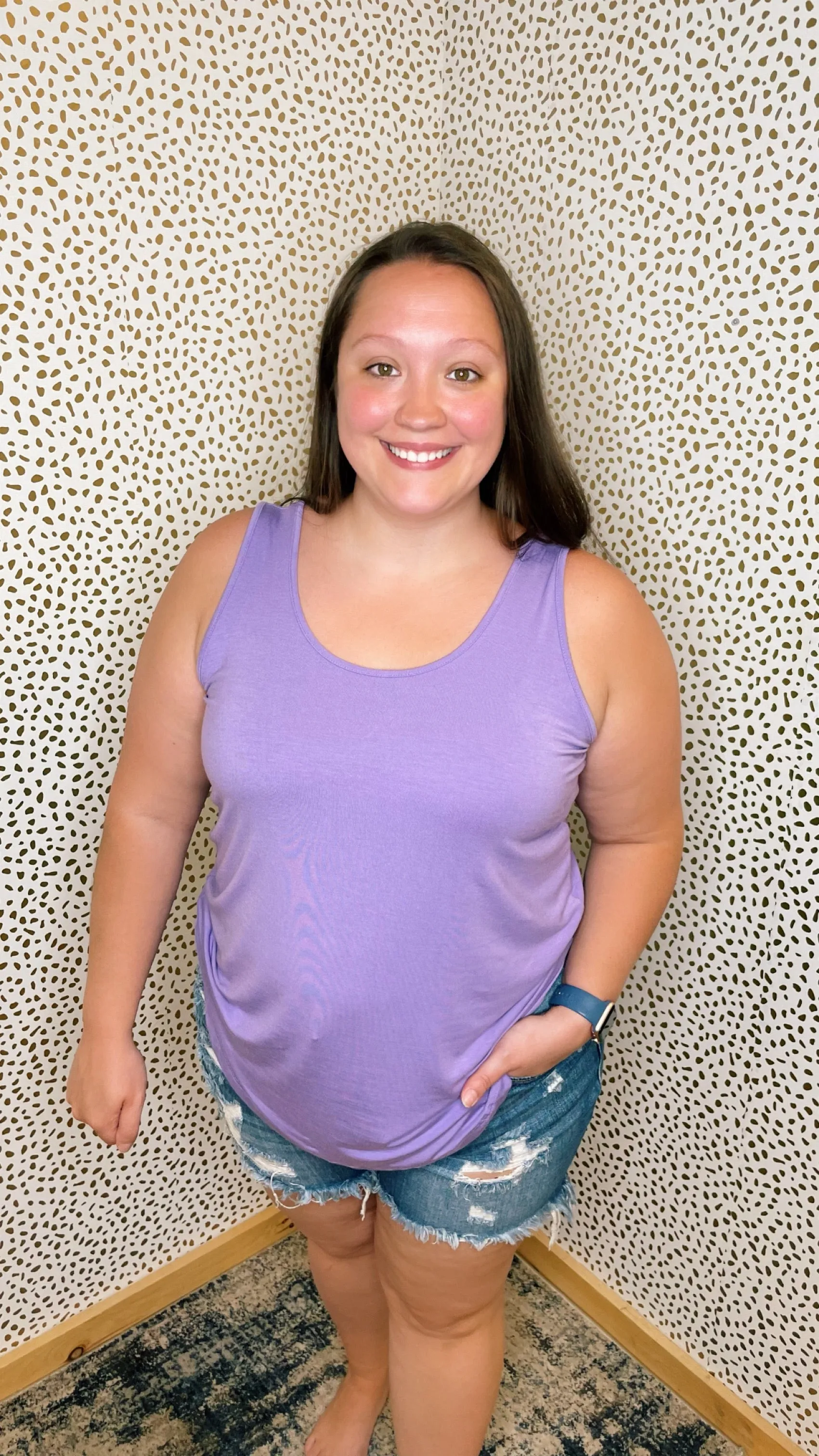 Basic Lavender Modal Tank