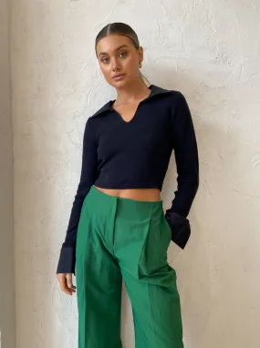 Bec and Bridge Nina Knit Top in Black
