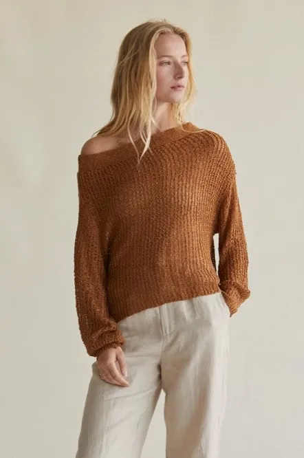 Boatneck Camel Sweater