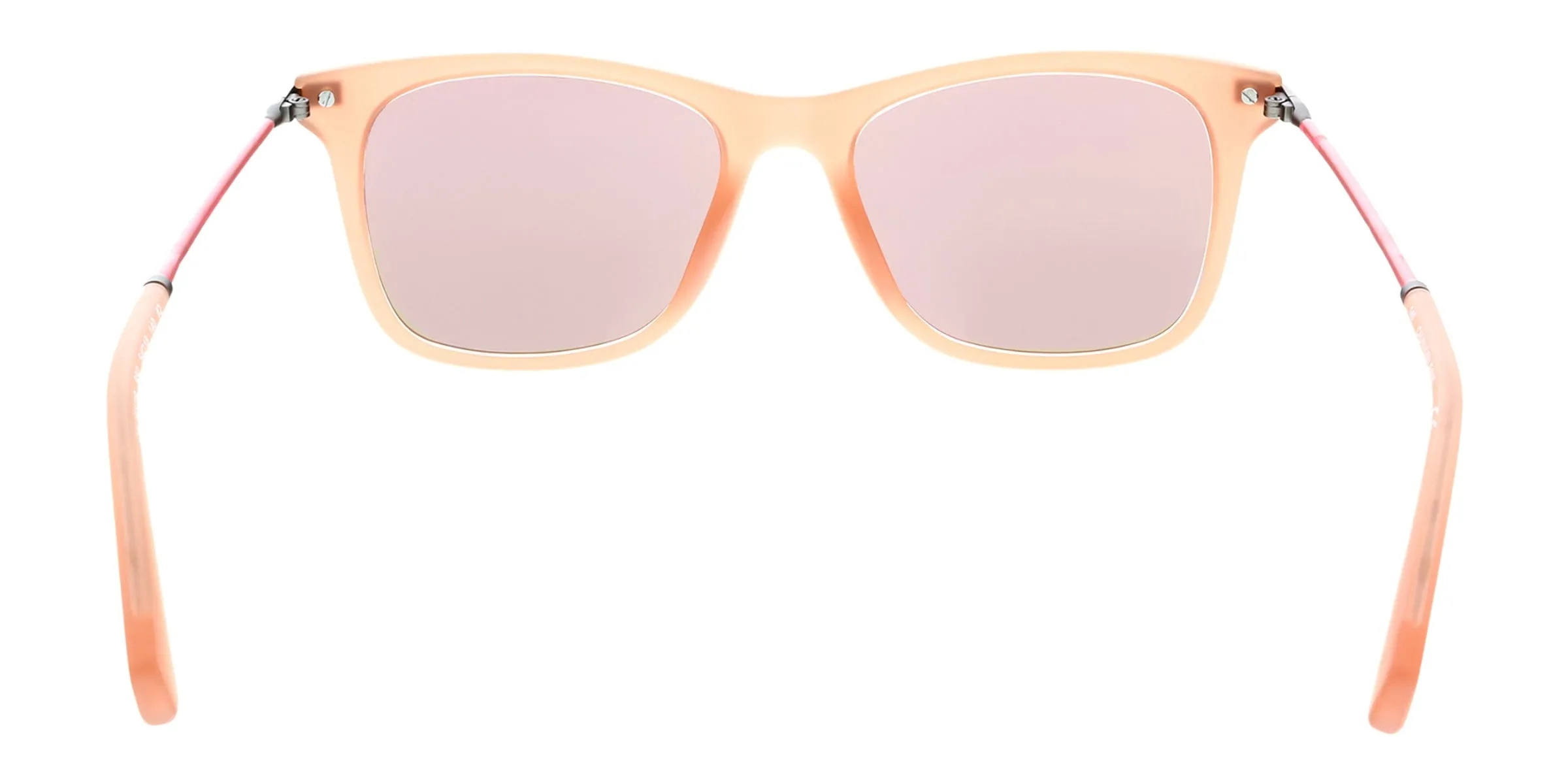 Calvin Klein CKJ512S 650 Matte Peach Round Sunglasses