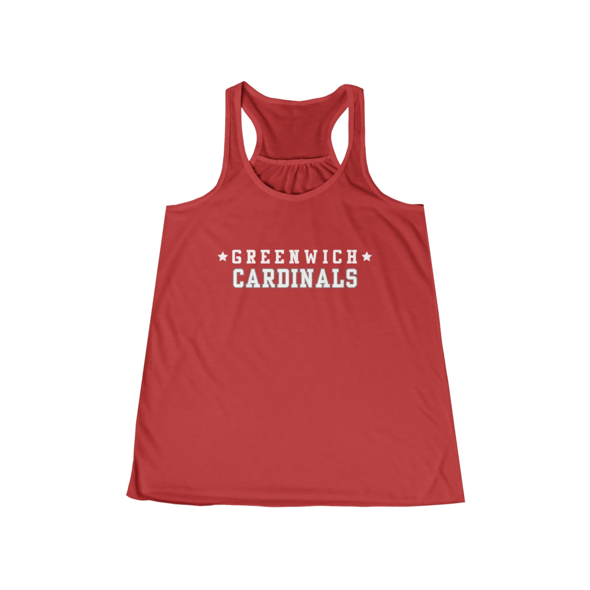 Cardinals Women's Bella and Canvas Flowy Racerback Tank