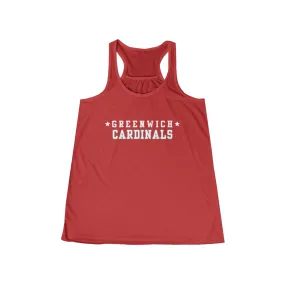 Cardinals Women's Bella and Canvas Flowy Racerback Tank