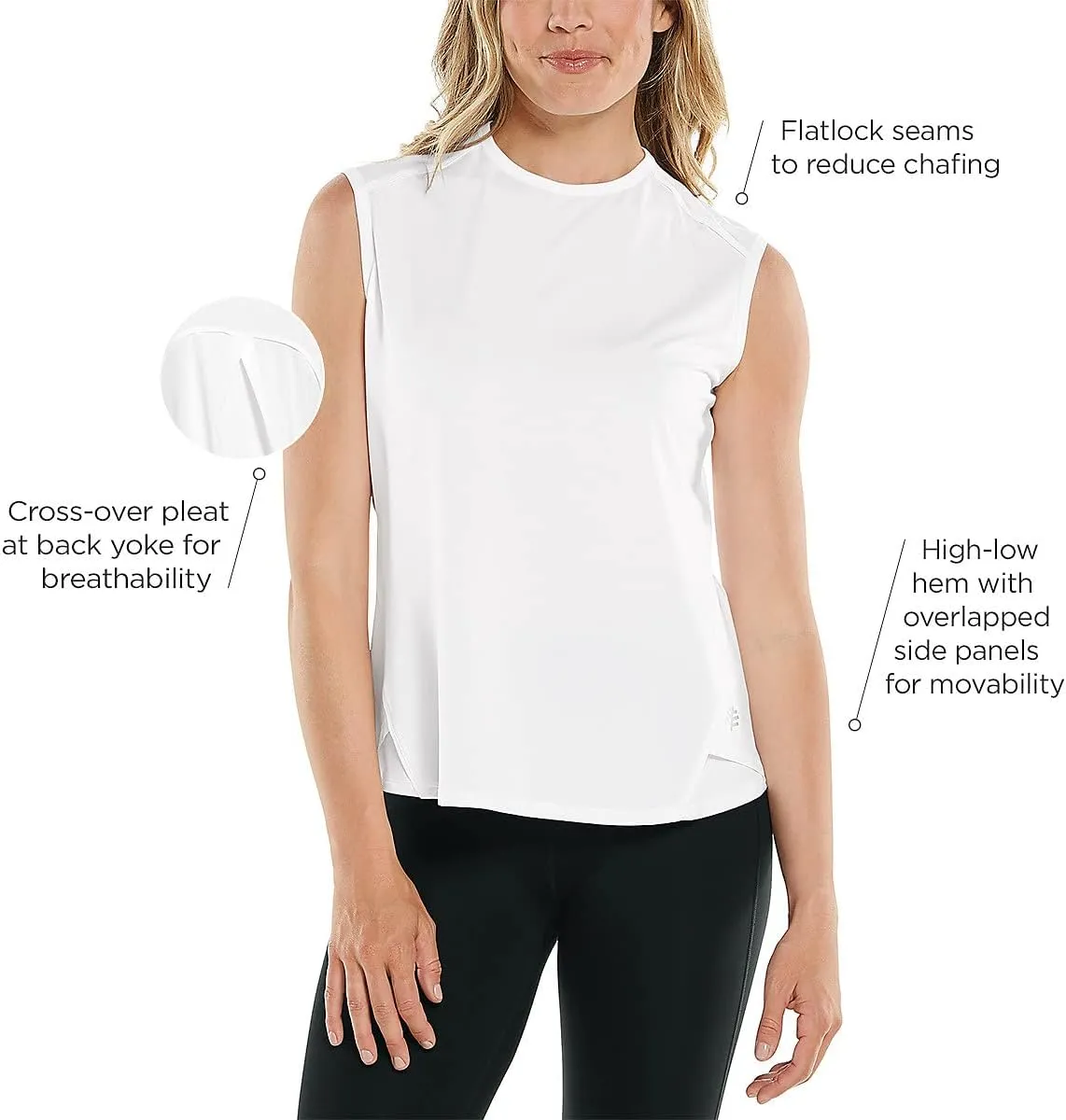 Coolibar UPF 50  Women's Accelera Tank - Sun Protective
