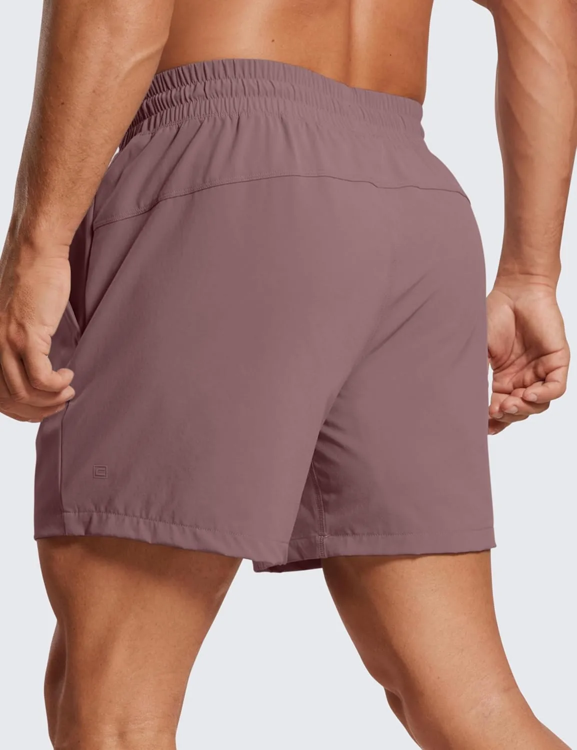 CRZ YOGA Men's 2 in 1 Running Shorts with Liner - 5'' Quick Dry for Workout Sports Athletic with Pockets