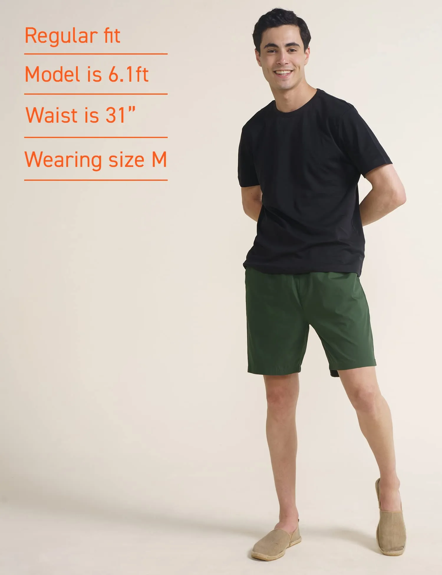DAMENSCH Statement Ultra-light Casual Lounge Shorts-Pack of 1-Forest Green-Large