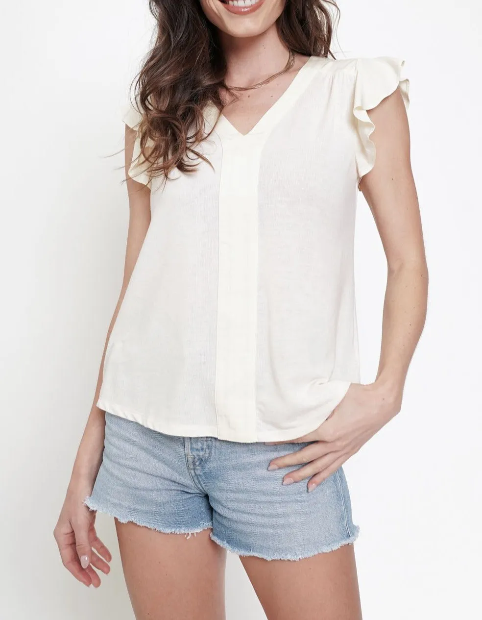 Flutter Sleeve Blouse