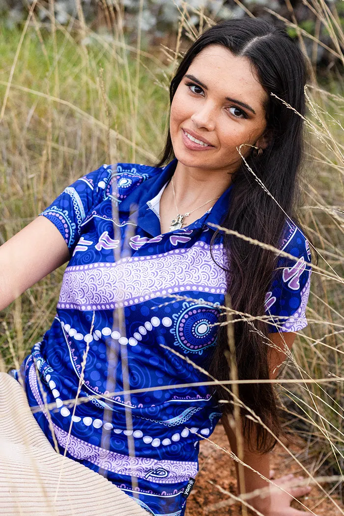 Healing Spirit UPF50  Women's Fitted Polo Shirt