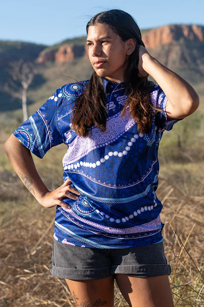 Healing Spirit UPF50  Women's Fitted Polo Shirt