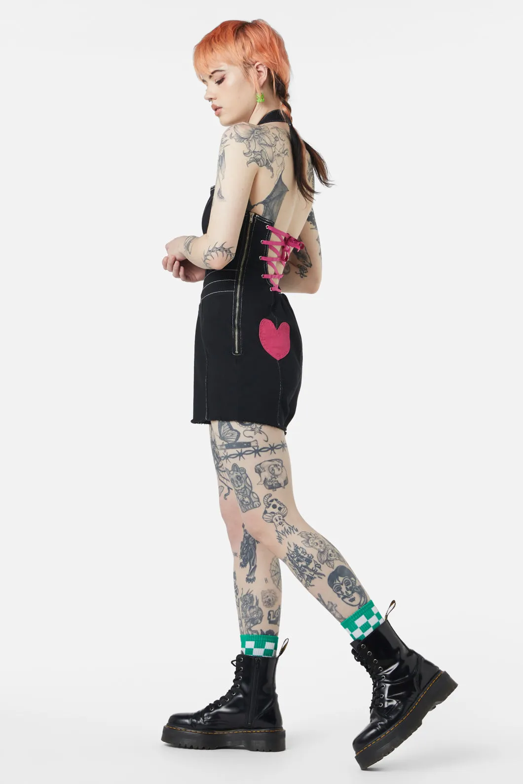 Kewties Denim Bodysuit
