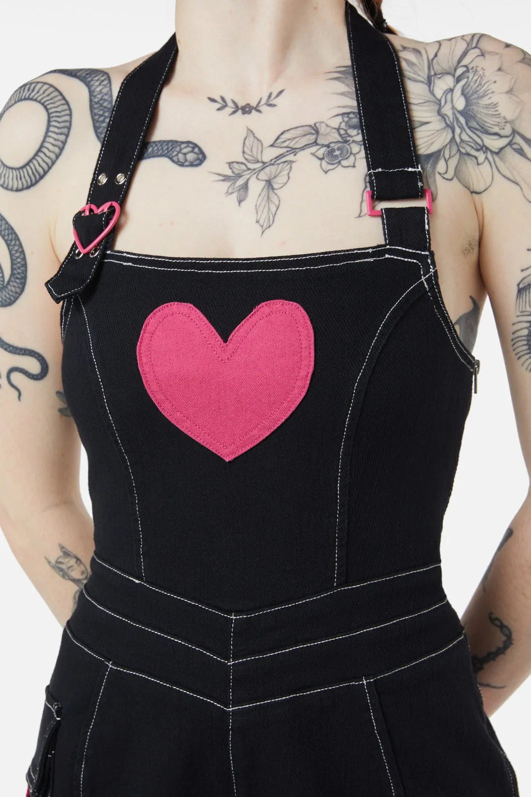 Kewties Denim Bodysuit
