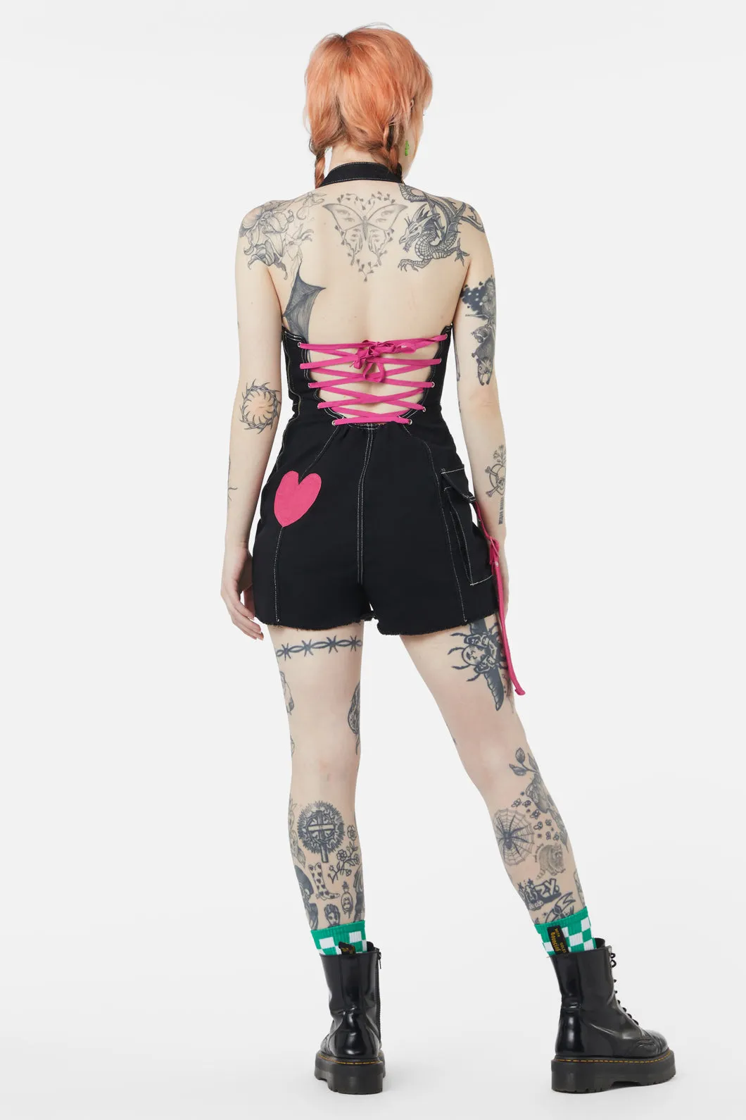 Kewties Denim Bodysuit