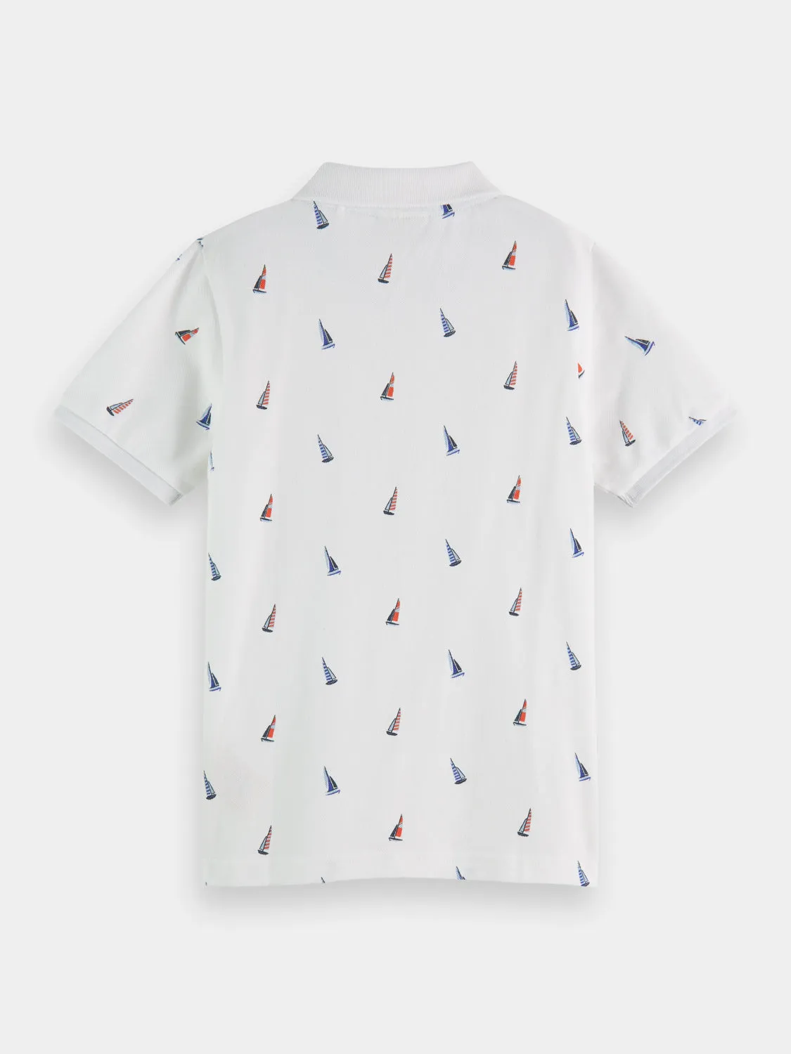 Kids - Printed pique polo