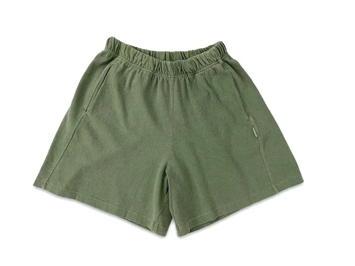 Le Bon Shoppe | Flared Basketball Shorts | Basil