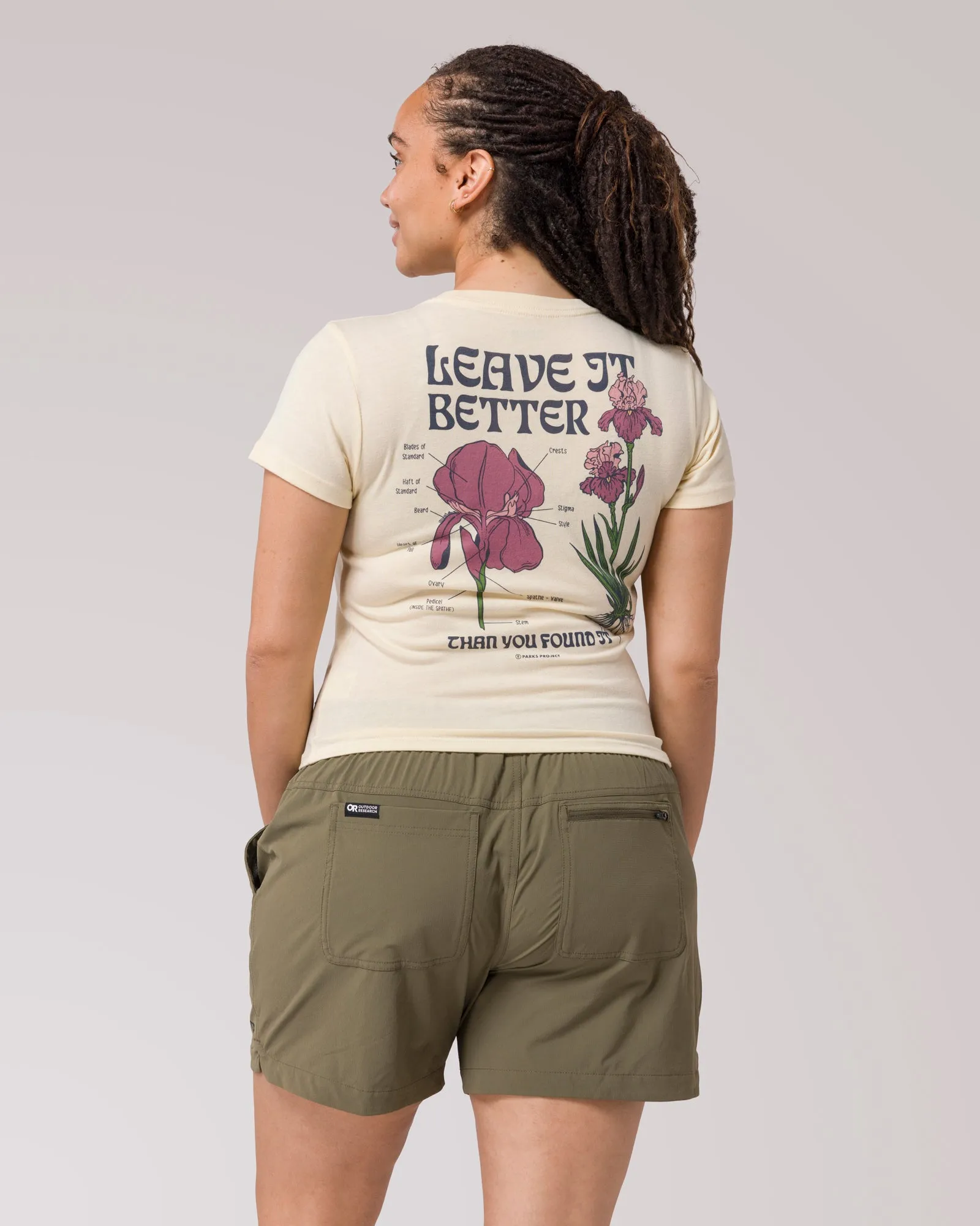 Leave It Better Iris Women's Baby Tee