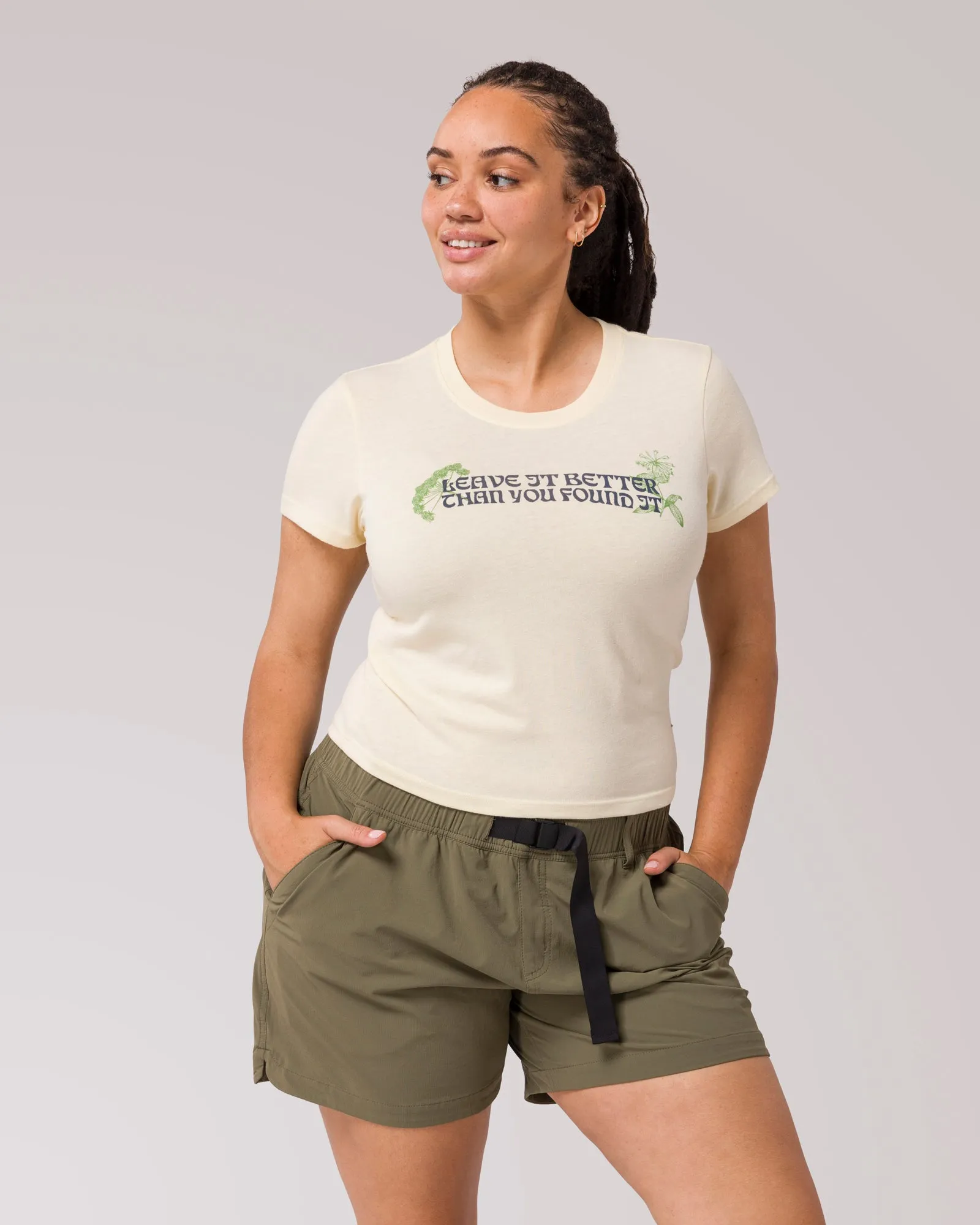 Leave It Better Iris Women's Baby Tee