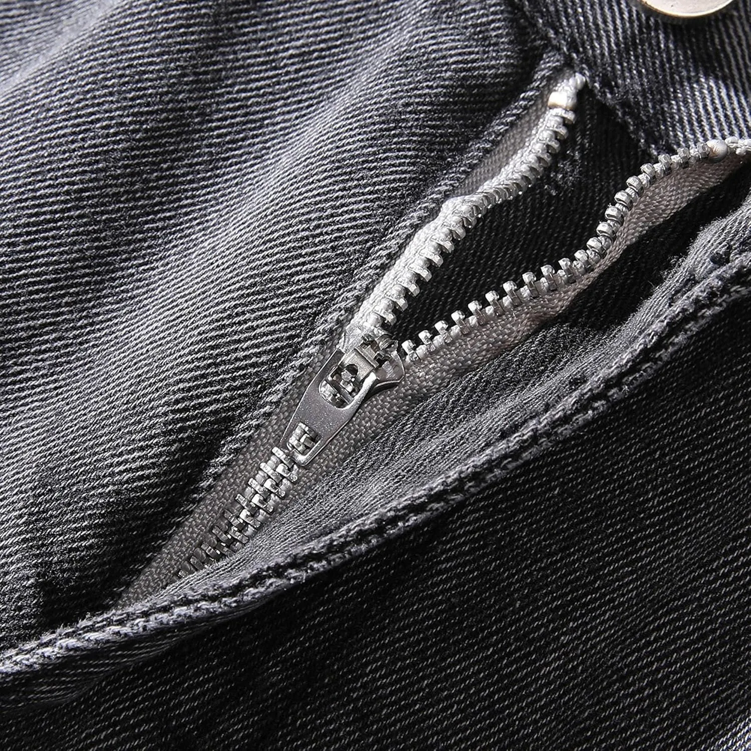Men's Regular Fit Solid Comfort Basic Jeans Lightweight Streetwear Denim Pants Straight Leg Outdoor Jeans Trouser