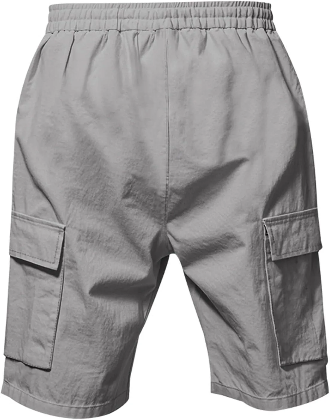 Mens Sports Shorts Drawstring Elastic Waist Short Pants Breathable Quick Dry Running Fitness Joggers Shorts