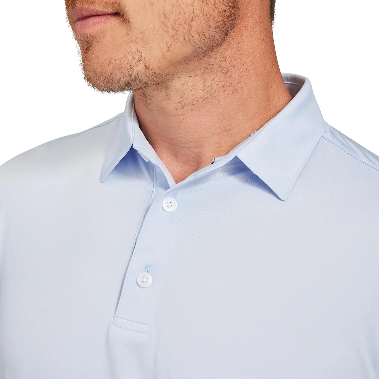 Mizzen Main Versa Men's Performance Short-Sleeve Polo - Lightweight, Moisture-Wicking, UPF 50 , 4-Way Stretch - Trim Fit