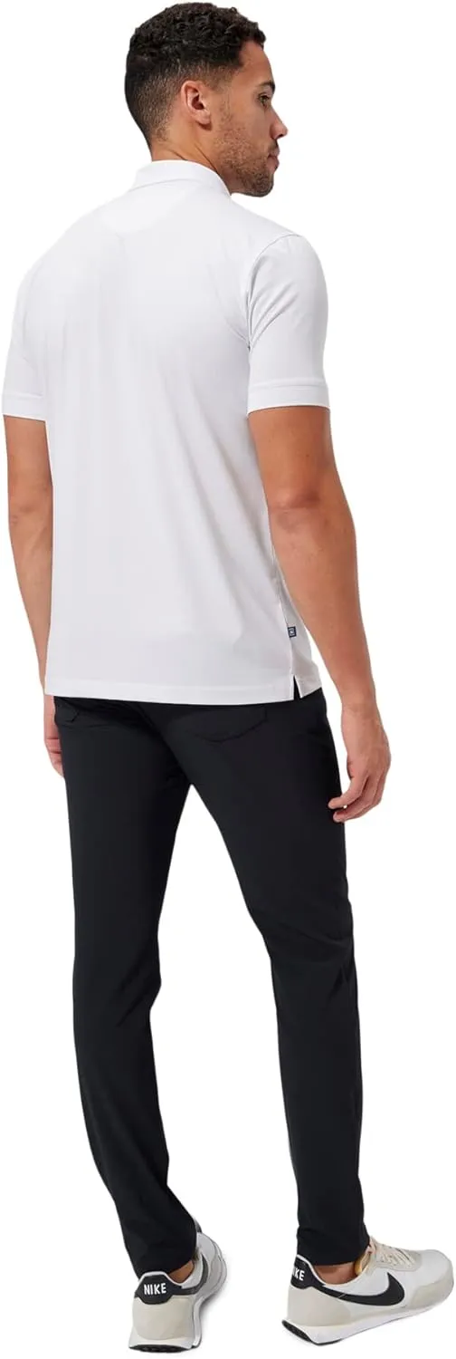 Mizzen Main Versa Men's Performance Short-Sleeve Polo - Lightweight, Moisture-Wicking, UPF 50 , 4-Way Stretch - Trim Fit