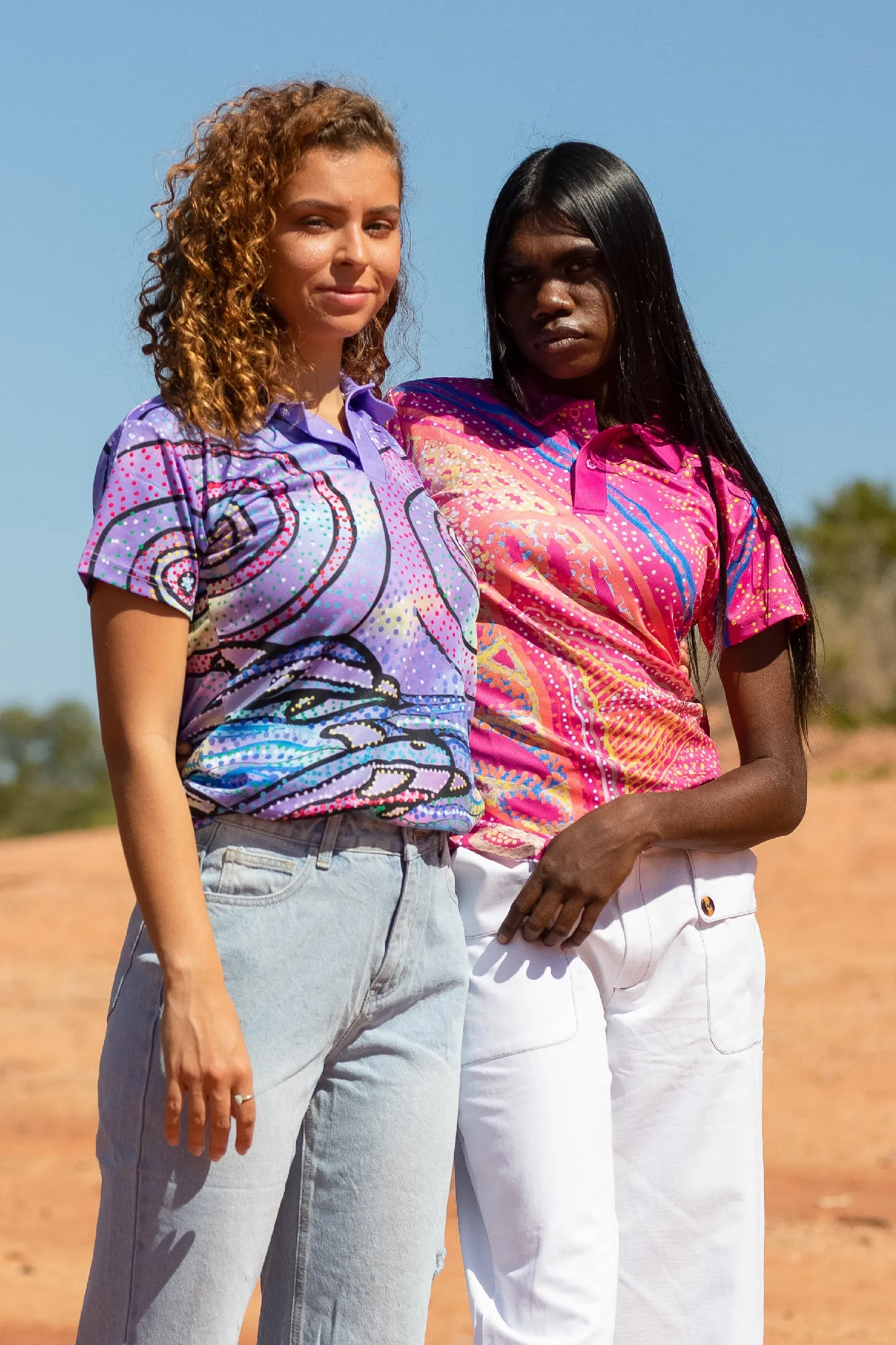 Mother's Country UPF 50 Women's Fitted Polo Shirt