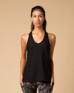 NUX Good Vibes Mesh Running Tank | Black