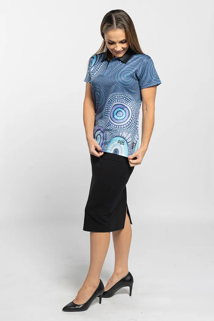 Our Future, Together Bamboo Essence Women's Fitted Polo Shirt