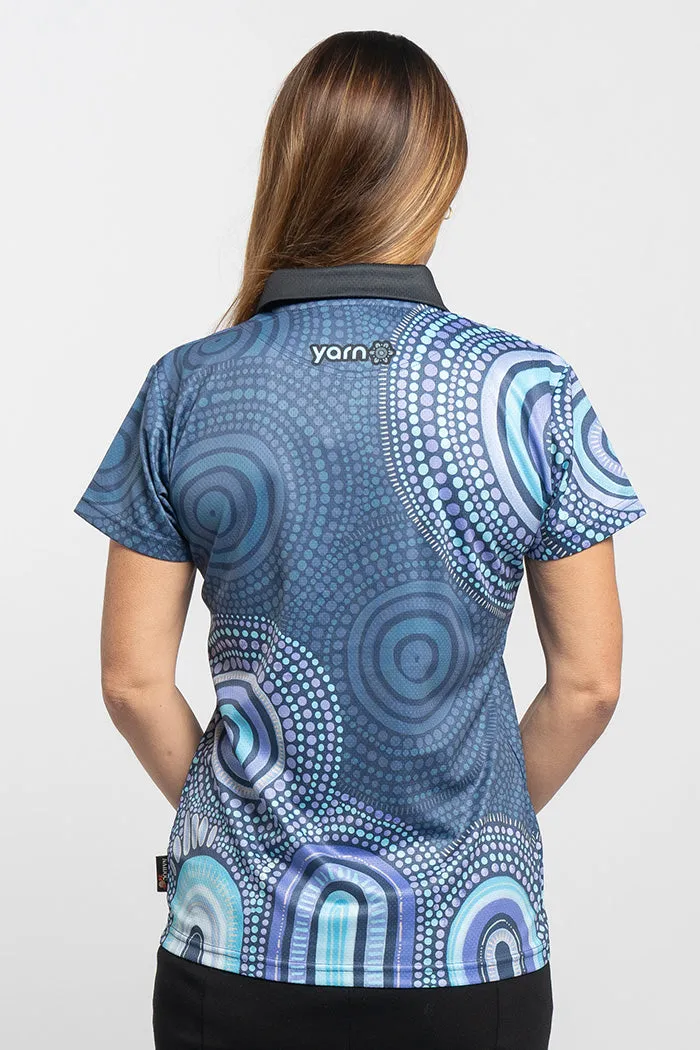 Our Future, Together Bamboo Essence Women's Fitted Polo Shirt