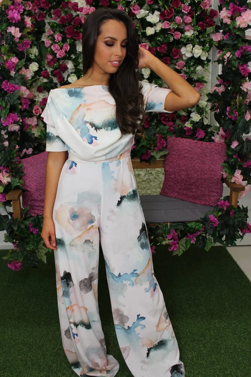 Pastel Wide Leg Jumpsuit